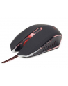 Gembird gamingowa mysz optyczna USB, 2400 DPI, czerwona - nr 1