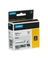 ETYKIETA RHINO WINYLOWA 24mm CZARNY/BIAŁY 1805430 - nr 30