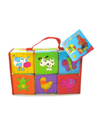 GALT Miekkie klocki ze zwierzatkami 6 el