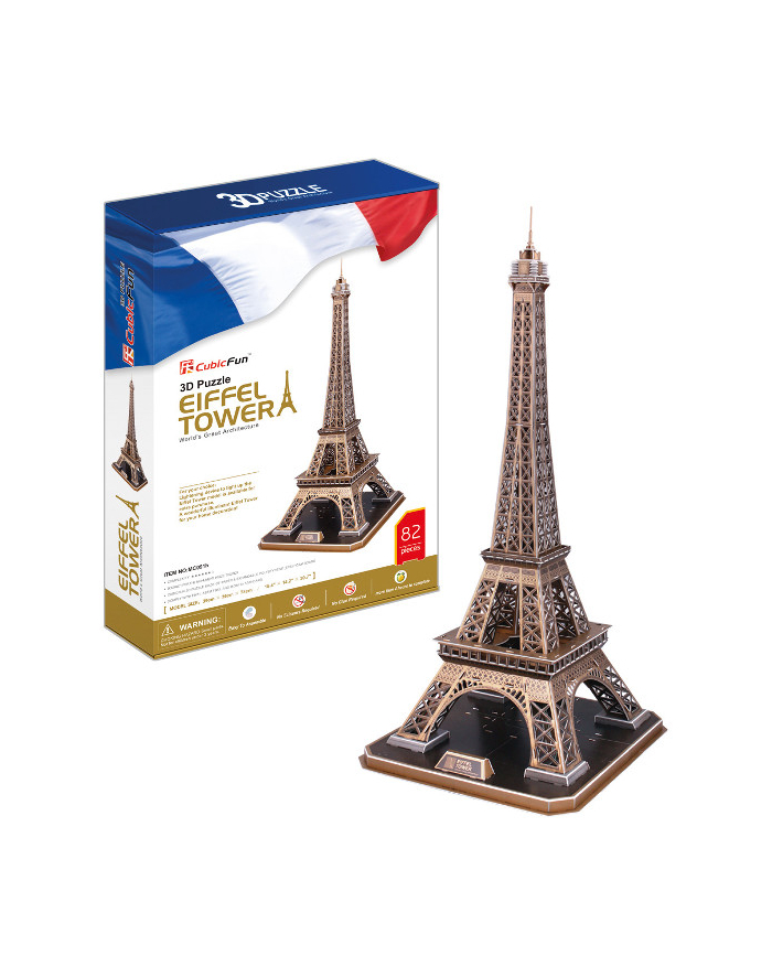 PUZZLE 3D Wieża Eiffel Duży Zestaw główny