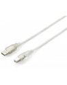 ''KABEL USB AM-BM 2.0 1.8M TRANSPARENT EQUIP'' - nr 7