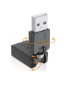 ADAPTER USB AM->USB AF KĄTOWY 360/180 DELOCK - nr 10