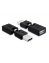 ADAPTER USB AM->USB AF KĄTOWY 360/180 DELOCK - nr 14