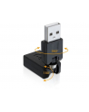 ADAPTER USB AM->USB AF KĄTOWY 360/180 DELOCK - nr 18