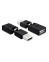 ADAPTER USB AM->USB AF KĄTOWY 360/180 DELOCK - nr 4