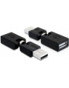 ADAPTER USB AM->USB AF KĄTOWY 360/180 DELOCK - nr 9