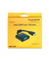 ADAPTER HDMI-A(M)->VGA (F) NA KABLU 25 CM BLACK DELOCK - nr 10