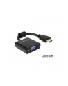 ADAPTER HDMI-A(M)->VGA (F) NA KABLU 25 CM BLACK DELOCK - nr 13