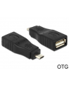 ADAPTER USB MICRO BM->AF USB 2.0 OTG DELOCK (65549) - nr 1