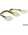 KABEL ZASILAJĄCY WEW EPS 8PIN-> 2X MOLEX DELOCK - nr 13