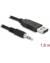 ''KABEL USB 2.0(AM)->SERIAL TTL 3,5MM JACK 3,3V 1,8M DELOCK'' - nr 12