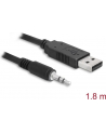 ''KABEL USB 2.0(AM)->SERIAL TTL 3,5MM JACK 3,3V 1,8M DELOCK'' - nr 9
