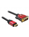 KABEL HDMI(M)->DVI-D(M)(18+1) 2M SINGLE LINK POZŁACANE STYKI DELOCK - nr 11