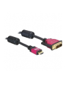 KABEL HDMI(M)->DVI-D(M)(18+1) 2M SINGLE LINK POZŁACANE STYKI DELOCK - nr 3