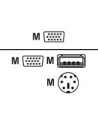 KABEL KVM M/M 5M USB+PS2 LEVELONE - nr 14