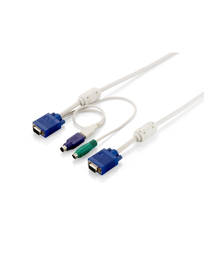 KABEL KVM M/M 5M USB+PS2 LEVELONE główny