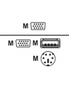 KABEL KVM M/M 5M USB+PS2 LEVELONE - nr 7