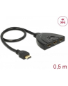 PRZEŁĄCZNIK SPLITTER HDMI 3 URZĄDZENIA BIDIRECTIONAL DELOCK - nr 32