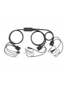 PRZEŁĄCZNIK KVM 2/1 DVI AUTO COMPACT+ KABLE LEVELONE (KVM-0260) - nr 14