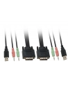 PRZEŁĄCZNIK KVM 2/1 DVI AUTO COMPACT+ KABLE LEVELONE (KVM-0260) - nr 22