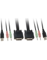 PRZEŁĄCZNIK KVM 2/1 DVI AUTO COMPACT+ KABLE LEVELONE (KVM-0260) - nr 27