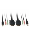 PRZEŁĄCZNIK KVM 2/1 DVI AUTO COMPACT+ KABLE LEVELONE (KVM-0260) - nr 42