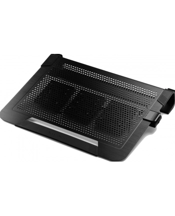 PODSTAWKA POD LAPTOP COOLER MASTER NOTEPAL U3 PLUS BLACK(ALUMINIOWA, DO 19'', 3 WENTYLATORY)