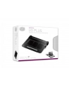 PODSTAWKA POD LAPTOP COOLER MASTER NOTEPAL U3 PLUS BLACK(ALUMINIOWA, DO 19'', 3 WENTYLATORY) - nr 64