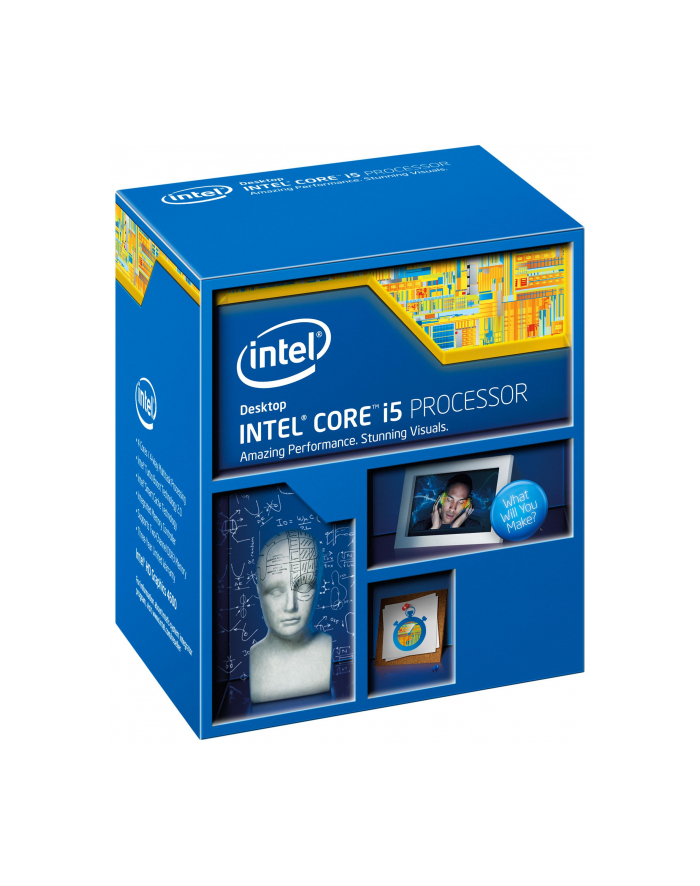 Intel PROCESOR CORE I5 4590 3.2GHz LGA1150 BOX główny