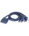 PETITE 4 PORT USB KVM SWITCH W/2.5M W/1. - nr 25