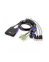 PETITE 4 PORT USB KVM SWITCH W/2.5M W/1. - nr 33