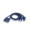 PETITE 4 PORT USB KVM SWITCH W/2.5M W/1. - nr 34