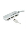 USB 2.0  4-Port  Hub with Extension Cable 12m - nr 1