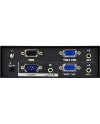 2PORT VGA Splitter with Audio W/EU ADP