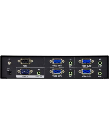 4PORT VGA Splitter with Audio W/EU ADP