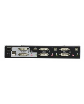 2-PORT USB 2.0 DVI DUAL VIEW KVMP SWITCH W/1.8M W/EU ADP