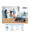 HDMI TO VGA CONVERTER W/SCALER W/EU ADP - nr 20