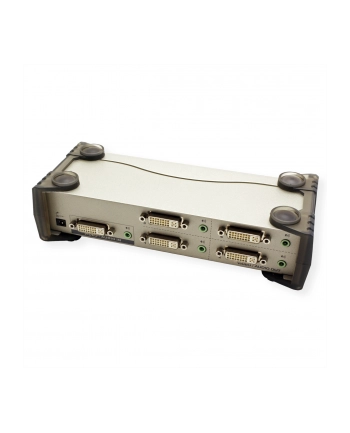 4 PORT DVI VIDEO SPLITTER W/23
