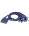 PETITE 4 PORT USB KVM SWITCH W/2.5M W/1. - nr 30