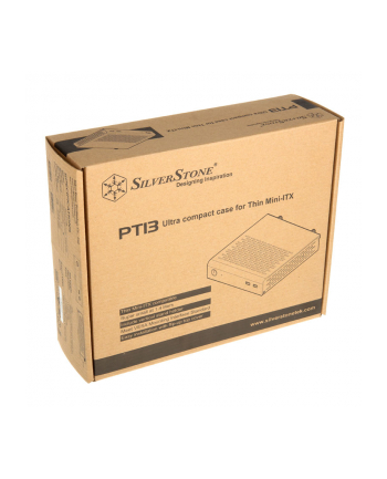 SilverStone Petit PT13 Black ,Mini-ITX case, USB 2.0 x2, black