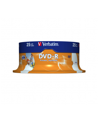 DVD-R VERBATIM AZO 4.7GB 16X WIDE PRINTABLE SP 25SZ