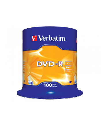 DVD-R VERBATIM AZO 4.7GB 16X MATT SILVER SP 100SZT