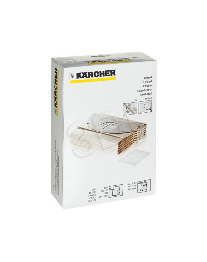 Zestaw filtrów KARCHER 6.904-143.0 główny
