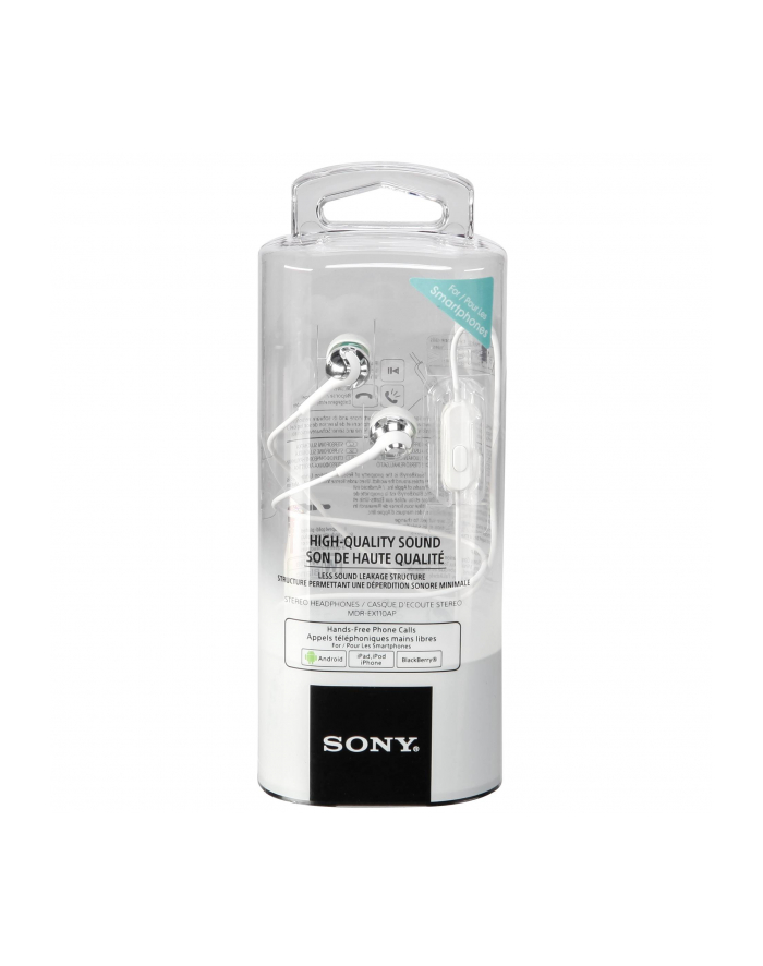 Słuchawki Sony  MDR-EX110 W (białe) główny
