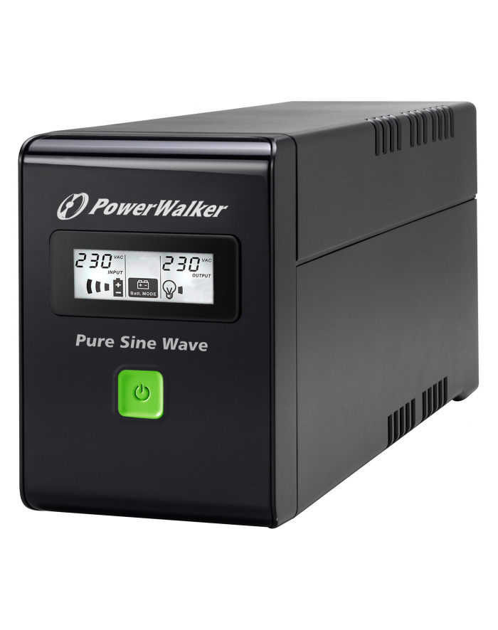 Power Walker UPS Line-Interactive 600VA 2x PL 230V, PURE SINE, RJ11/RJ45,USB,LCD główny