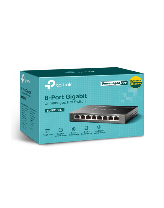TP-Link TL-SG108 8-Port Gigabit Easy Smart Switch Desktop główny