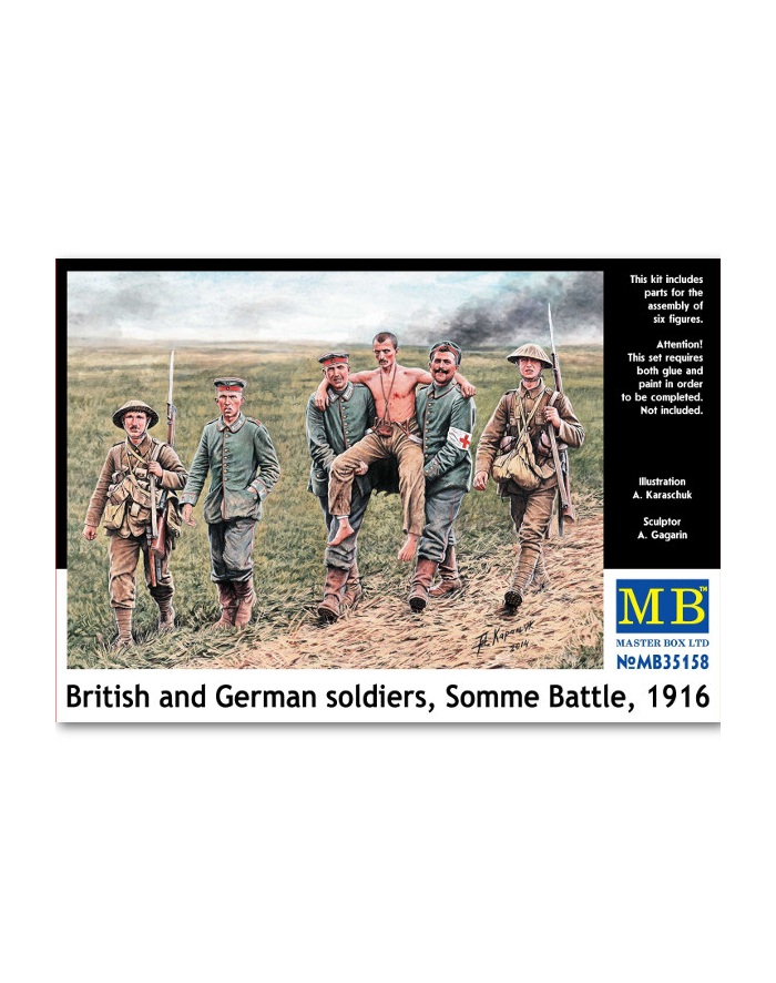 MB British & German Soldiers Somme 1916 główny
