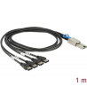 Delock kabel SAS mini 26pin -> 4x eSATA (SFF 8088 - 4x eSATA) 1m - nr 11