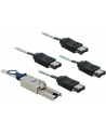 Delock kabel SAS mini 26pin -> 4x eSATA (SFF 8088 - 4x eSATA) 1m - nr 9