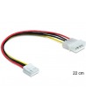 Delock kabel zasilający MOLEX (M) -> FDD 4 PIN, 22cm - nr 10